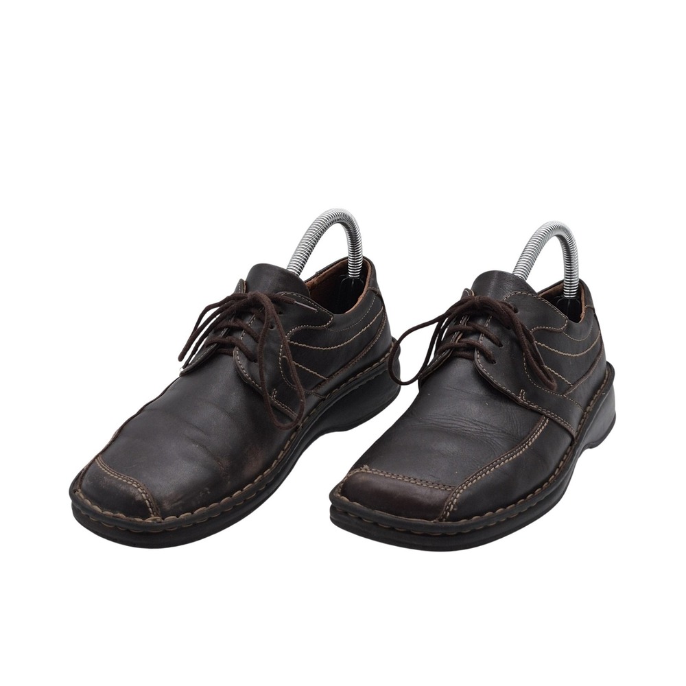 Josef Seibel Shoes Womens Size 8 Brown Leather Lace Up Comfort Oxfords